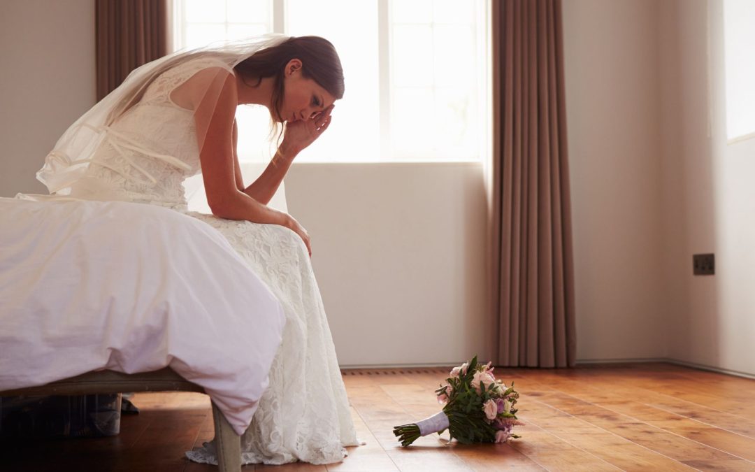 Anxiété avant un mariage