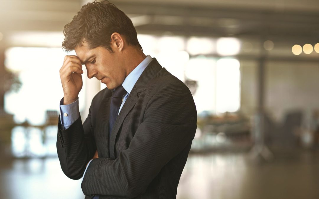 Manager épuisé burn-out du cadre